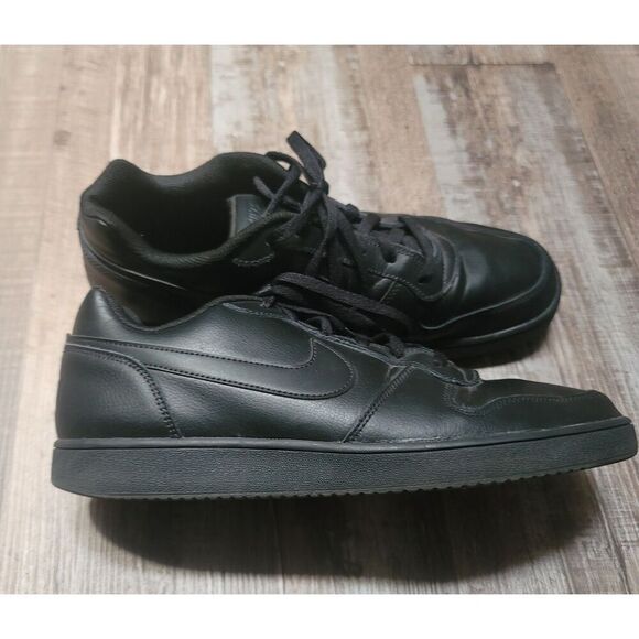 Nike Other - Nike Ebernon Low Mens Size 13 Black Leather AQ1775-003